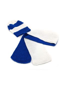 Magic Needles - Multi-Color Acrylic & Resin Cap And Scarf (Set Of 2)