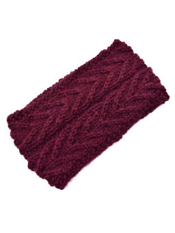 Magic Needles - Wine Acrylic & Resin Beanie