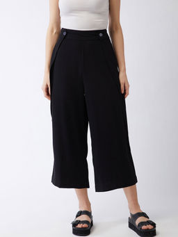 Magre - Black Side Wrap Culottes
