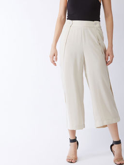 Magre - Beige Side Wrap Culottes
