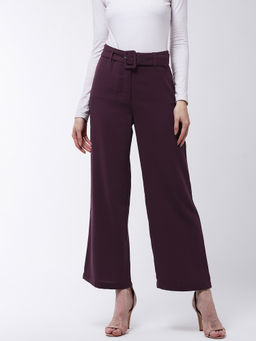 Magre - Wine Solid Pant