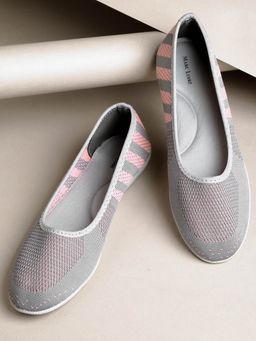 Marc Loire - Knitted Pink Flat Ballet