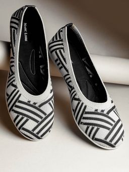 Marc Loire - Knitted Grey Flat Ballet