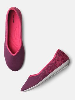 Marc Loire - Knitted Purple Flat Ballet