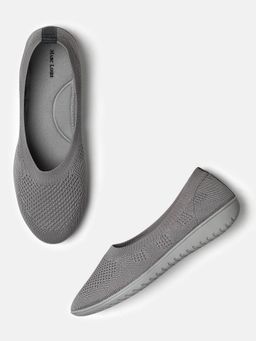 Marc Loire - Knitted Grey Flat Ballet