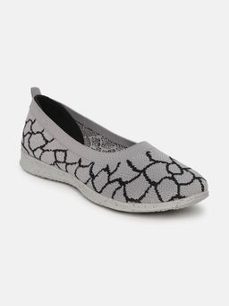 Marc Loire - Knitted Grey Flat Ballet