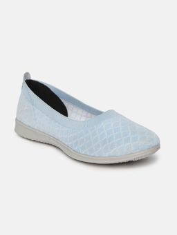 Marc Loire - Knitted Sky Blue Flat Ballet