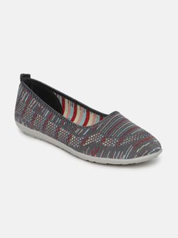 Marc Loire - Knitted Grey Flat Ballet