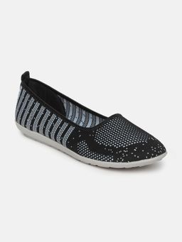 Marc Loire - Knitted Blue Flat Ballet