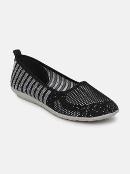 Marc Loire - Knitted Black Flat Ballet