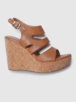 Marc Loire - Solid Tan Wedges