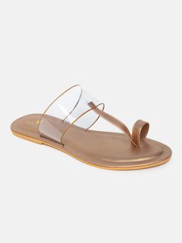 Marc Loire - Women Gold Solid Transparent Flat
