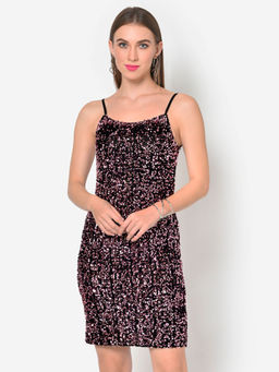 Martini - Pink Embellished Dress