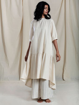 Mati - Off White BB Striped Pants - Customisable