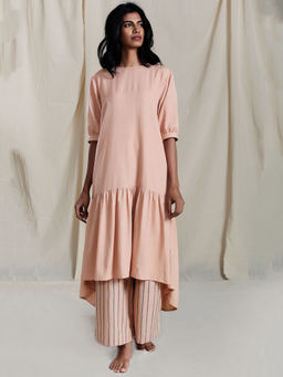 Mati - Peach BB Striped Pants - Customisable