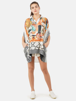 Pashma - Women Silk Cotton Printed Dress