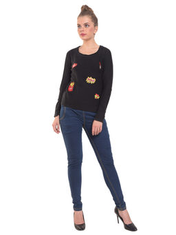 NOBARR - Black Solid Sweater