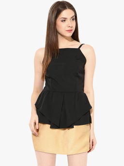 Miss Chase - Black Solid Top