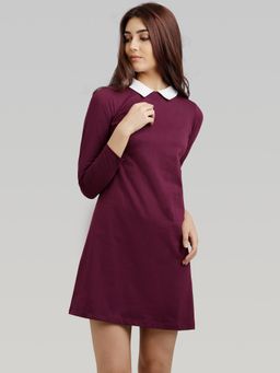 Miss Chase - Magenta Shift Dress