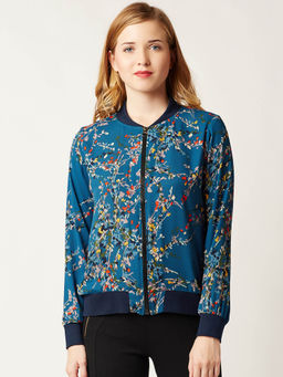Miss Chase - Multi-Color Printed Bomber Jacket