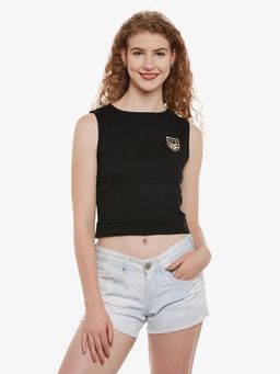 Miss Chase - Black Crop Top