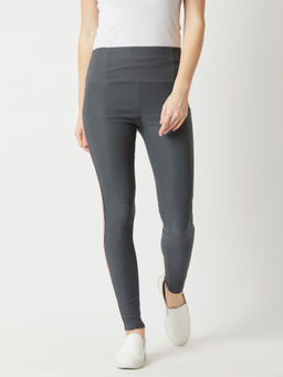 Miss Chase - Dark Grey High Waist Jeggings