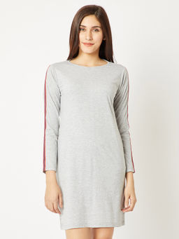 Miss Chase - Grey Mini Shift Dress