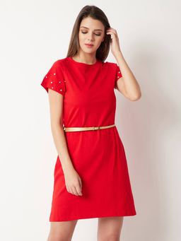 Miss Chase - Reds Mini Shift Dress