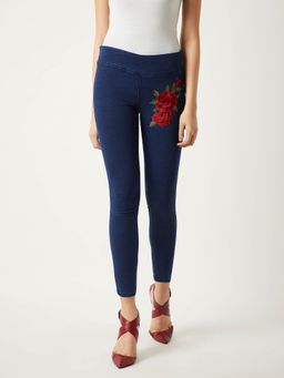 Miss Chase - Navy Blue Denim Jegging