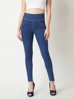 Miss Chase - Blue Denim Jegging