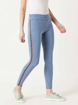 Miss Chase - Light Blue Denim Jegging