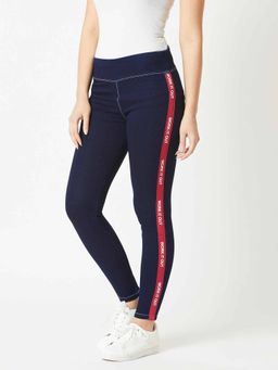 Miss Chase - Navy Blue Denim Jegging