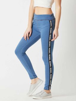Miss Chase - Light Blue Denim Jegging