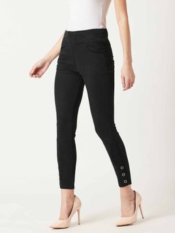 Miss Chase - Black Denim Jegging