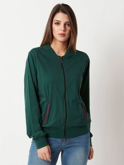 Miss Chase - Green Bomber Jacket