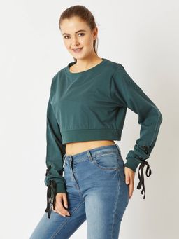 Miss Chase - Grey Boxy Crop Top