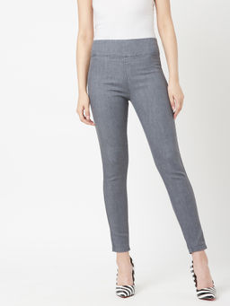 Miss Chase - Grey Denim Jegging