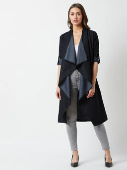 Miss Chase - Black Solid Shrug