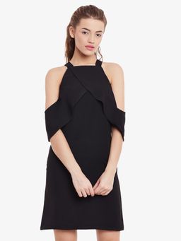 Miss Chase - Black Knee Length Dress