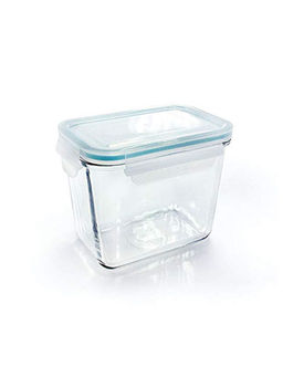 Glasslock - Airtight Break Resistant Food Storage Container,Microwave Safe, Rectangle,1000ml