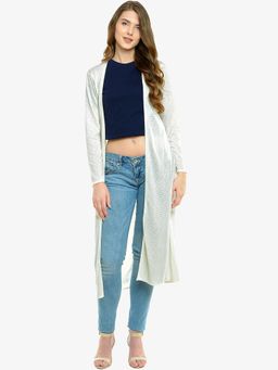 Miss Chase - Off-White Midi Shrug