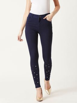 Miss Chase - Navy Blue Denim Jeans