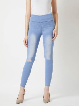 Miss Chase - Light Blue Denim Jegging
