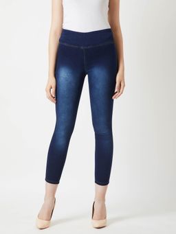 Miss Chase - Navy Blue Denim Jegging