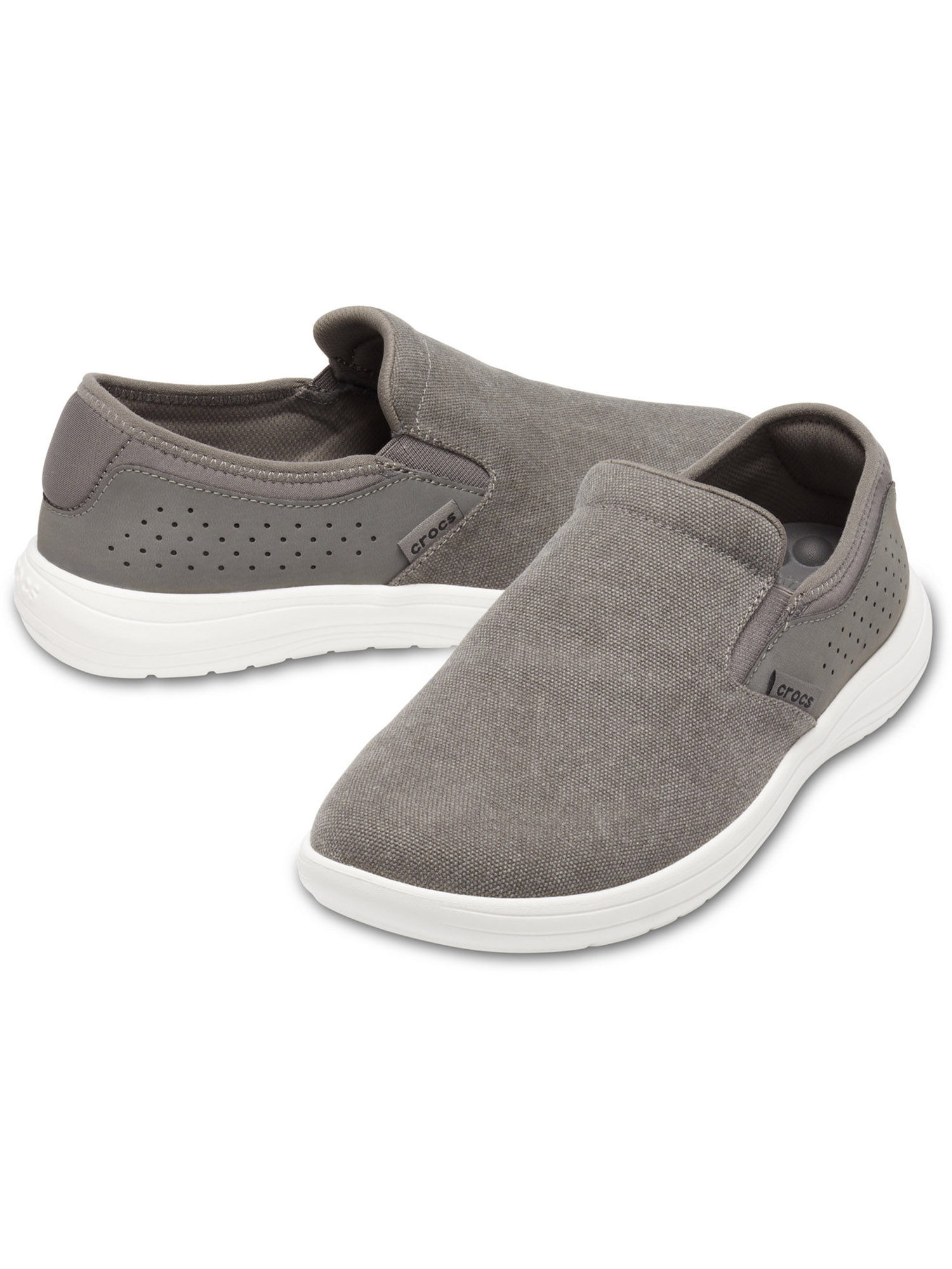Crocs Reviva Grey Loafers Online 