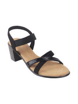 Metro - Black Solid Sandals