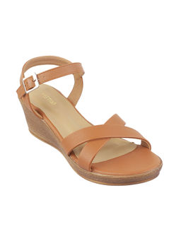 Metro - Tan Solid Sandals