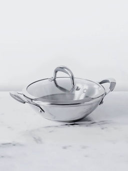 Meyer - Select Stainless Steel Kadai 22cm (Induction & Gas Compatible)