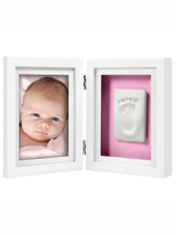 Pearhead - White Baby Prints Desk Frame