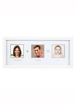 Pearhead - White Mommy Daddy & Me Frame